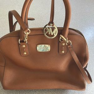 Brown Michael Kors bag, lightly used